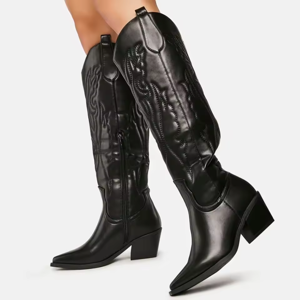 Bota Feminina Texana Cano Alto Vintage