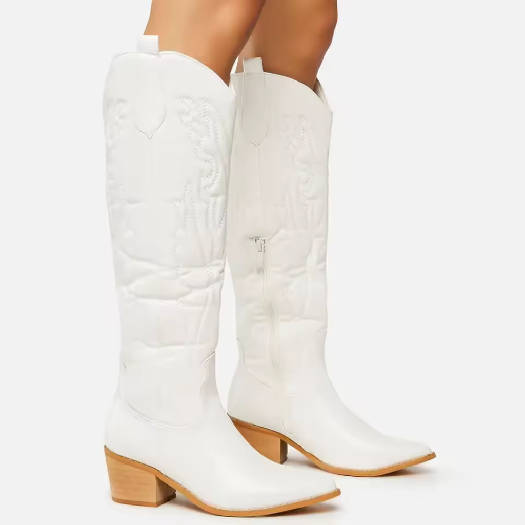 Bota Feminina Texana Cano Alto Vintage