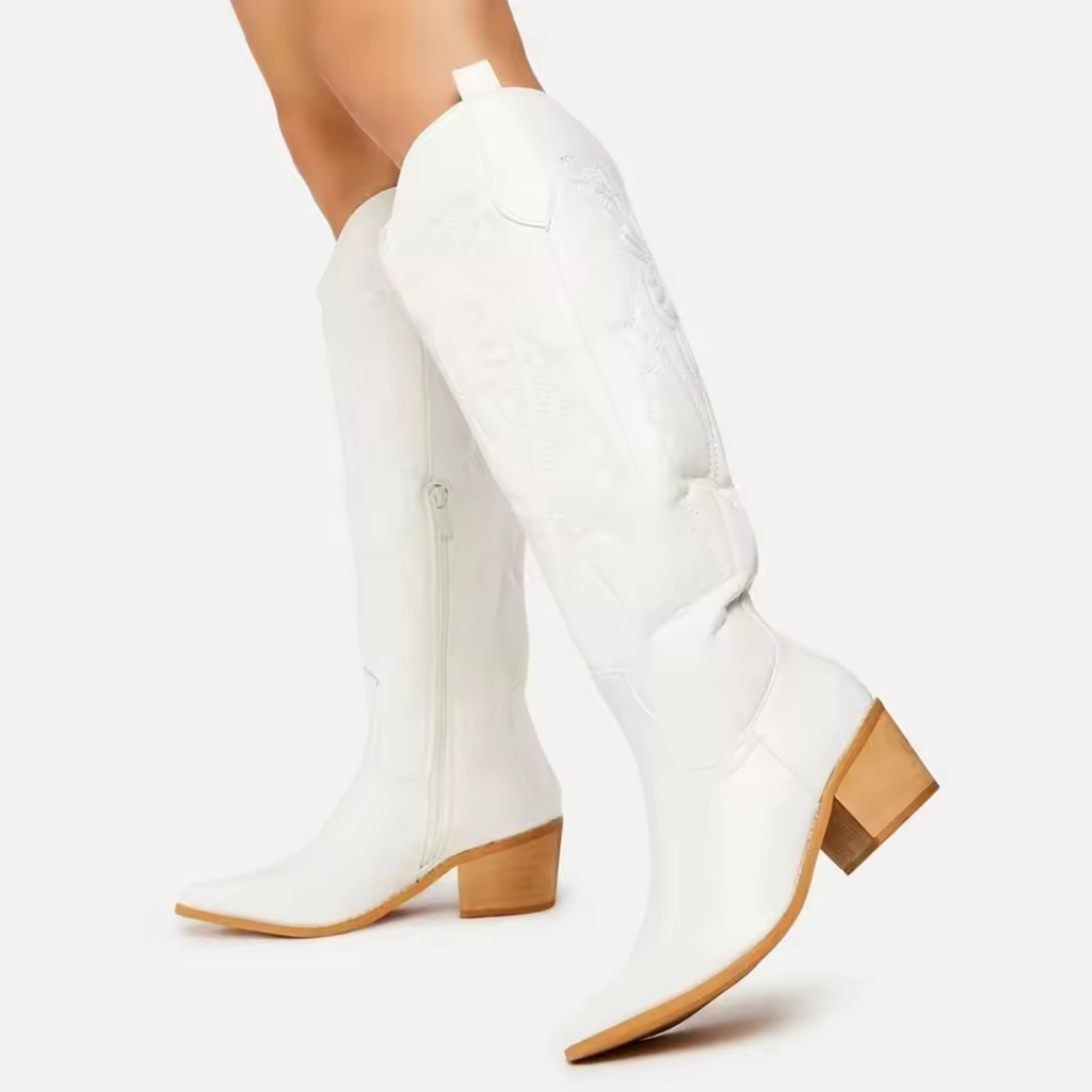 Bota Feminina Texana Cano Alto Vintage