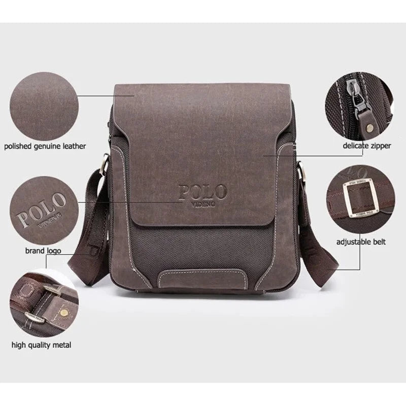 Bolsa de Couro Genuino - Polo Pro
