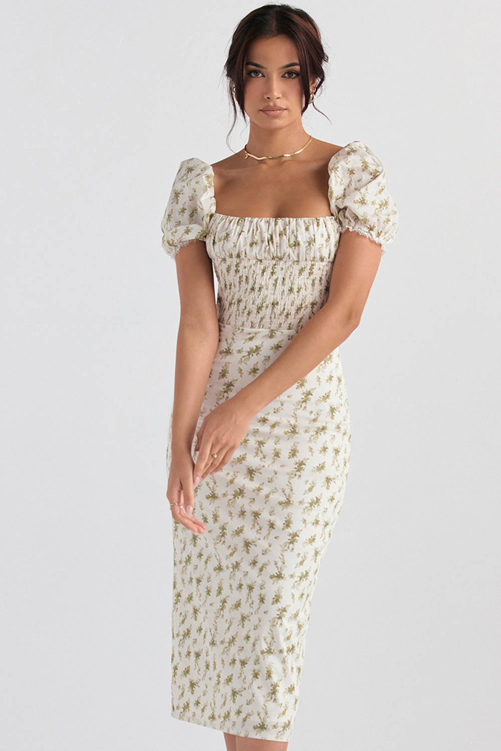 Vestido Midi Flor