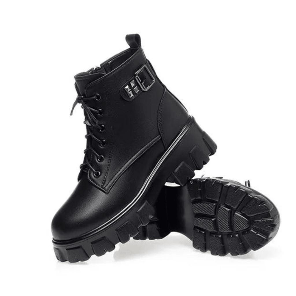 bota-feminina-de-couro-aveludada-fashion-1793821 - Kabani