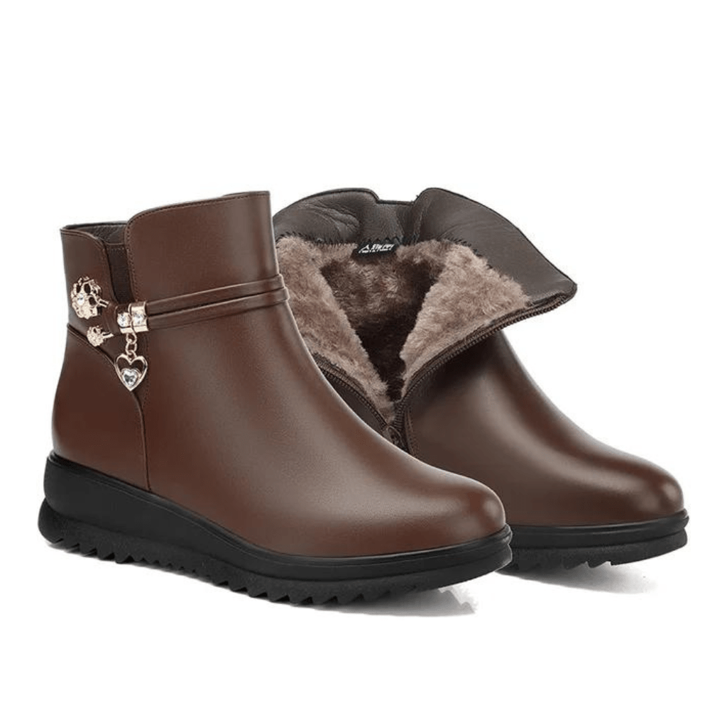bota-feminina-de-couro-aveludada-stelle-3326800 - Kabani