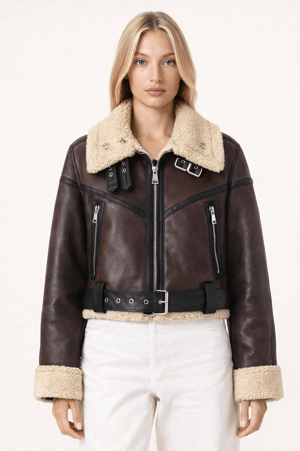 Jaqueta Feminina de Couro Lady - Kabani