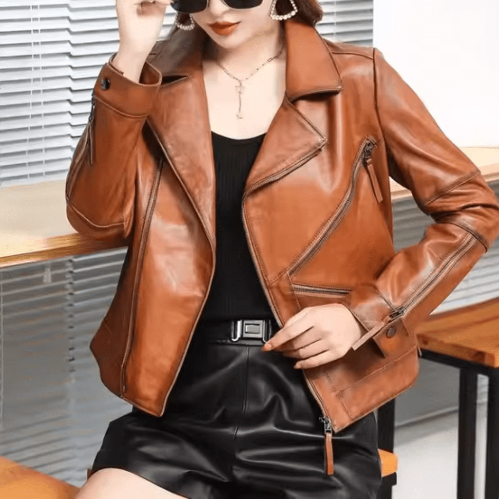 jaqueta-feminina-de-couro-vintage-gracie-1028484 - Kabani