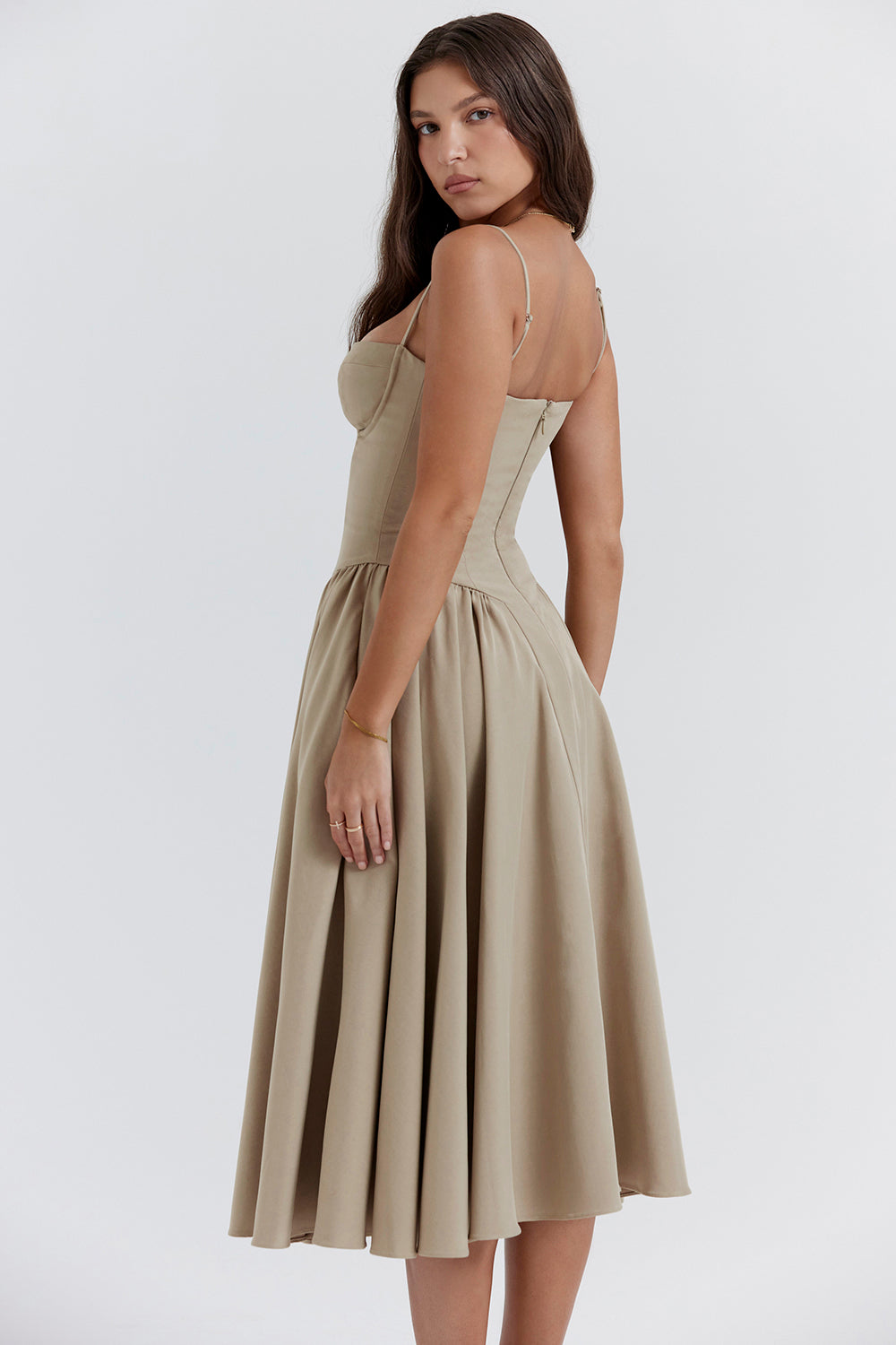 Vestido Midi Bustier Anne