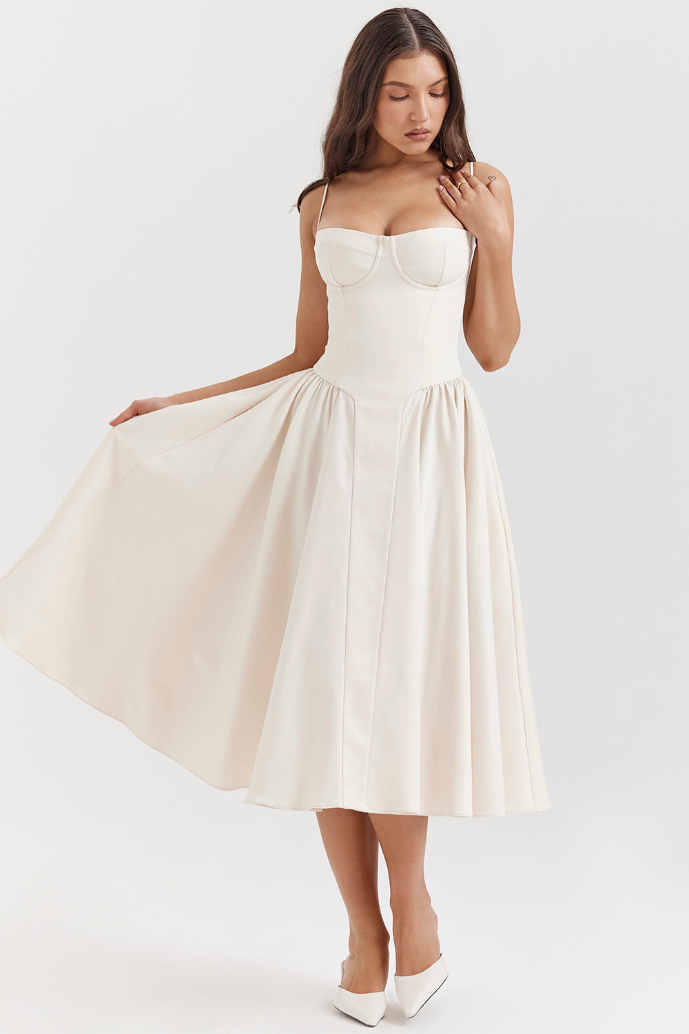 Vestido Midi Bustier Anne