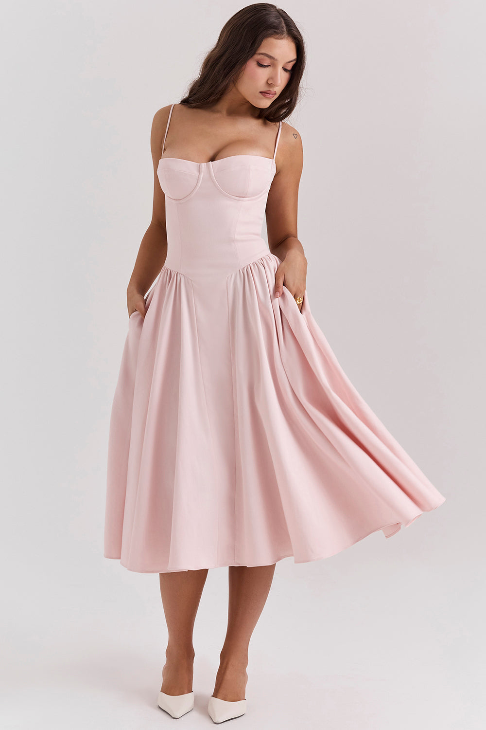 Vestido Midi Bustier Anne