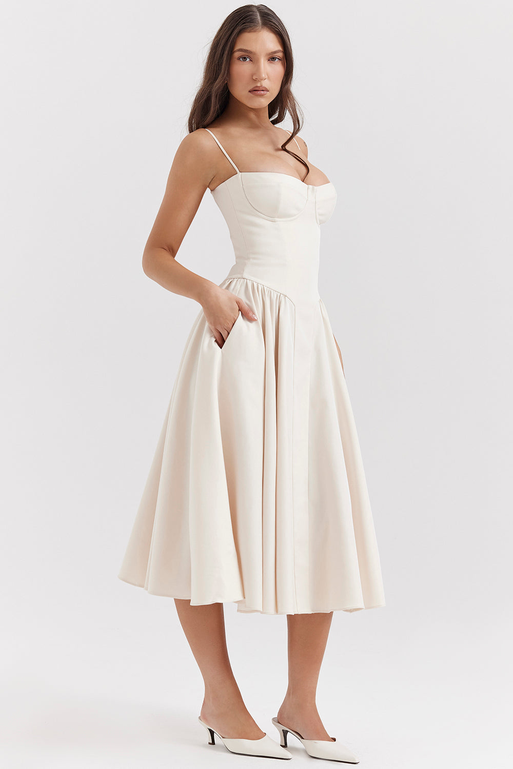 Vestido Midi Bustier Anne