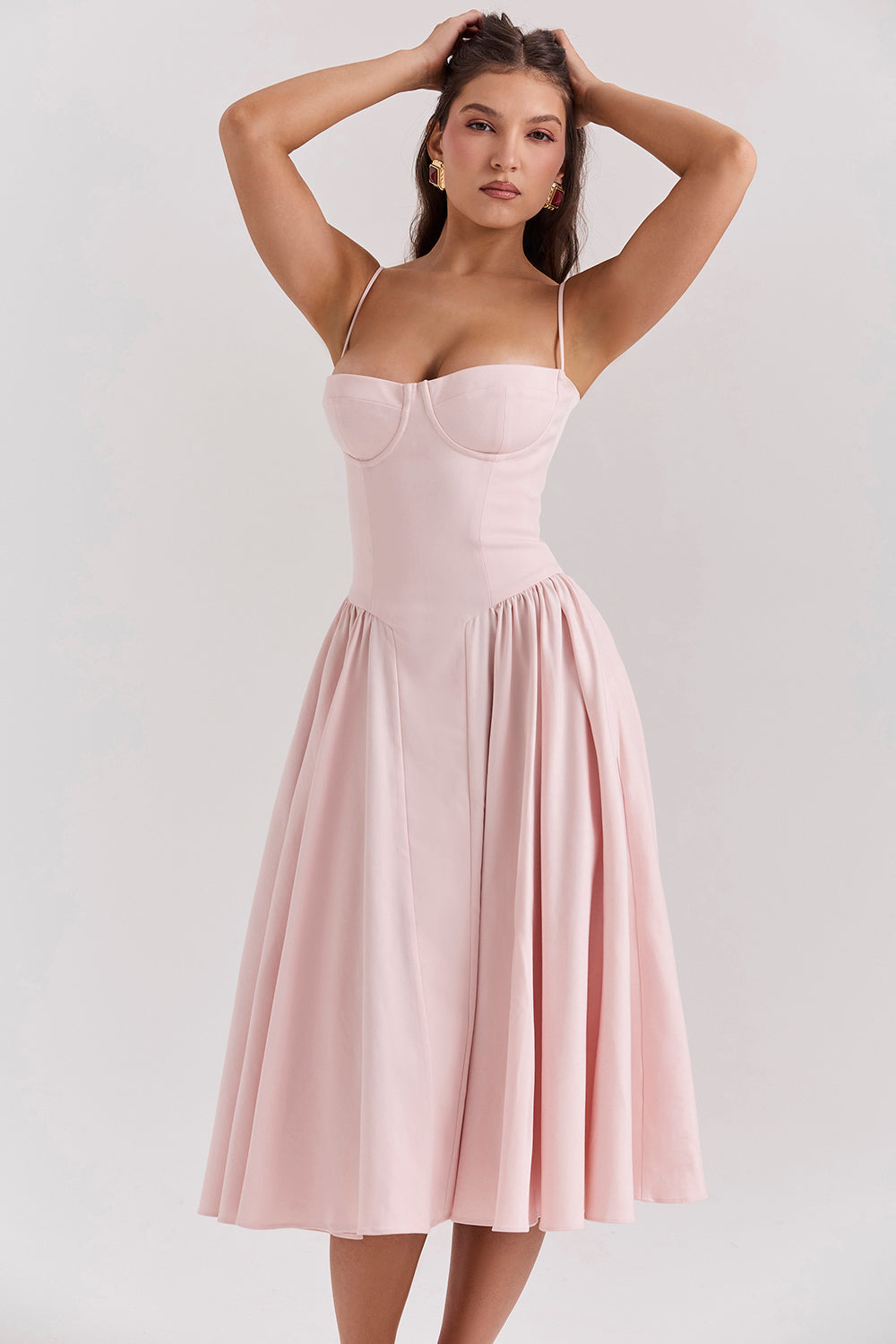 Vestido Midi Bustier Anne
