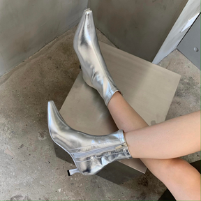 Bota de Couro Feminina Rose