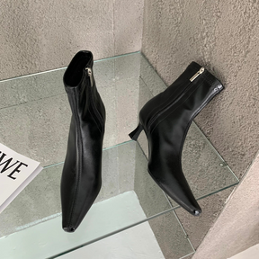 Bota de Couro Feminina Rose