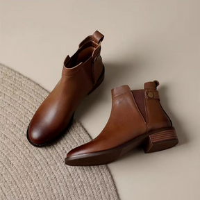 Bota Feminina de Couro Begonha