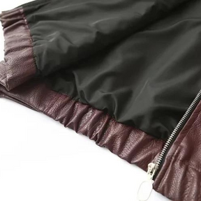Jaqueta Feminina de Couro Casual Beauty
