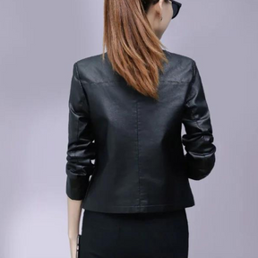 Jaqueta Feminina de Couro Helena