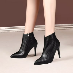 Bota Feminina de Couro Lady Fashion