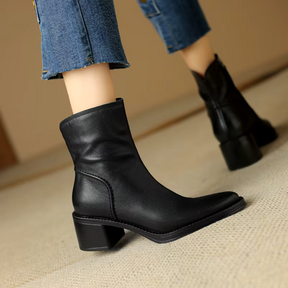 Bota Feminina de Couro Gregória