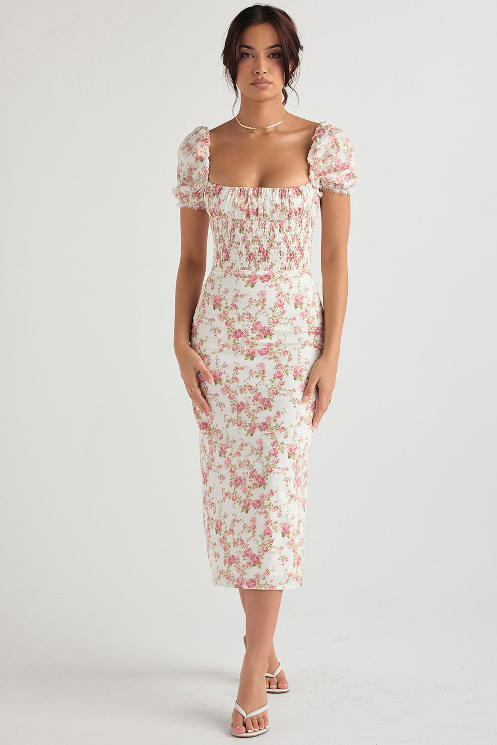 Vestido Midi Flor