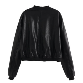 Jaqueta Feminina de Couro Outerwear