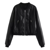 Jaqueta Feminina de Couro Outerwear
