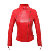 Jaqueta Feminina em Couro Legítimo Outerside