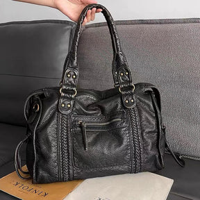 Bolsa Feminina em Couro Genuino - Vintage Serena