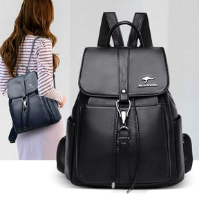 Mochila Feminina em Couro Genuino - Aussie Classic