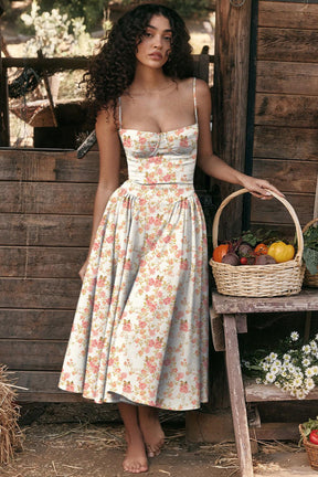 Vestido Midi Bustier Anne
