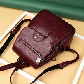 Mochila Feminina em Couro Genuino - Aussie Vintage