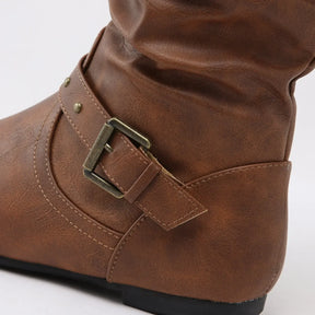 Bota Feminina de Couro Fiore