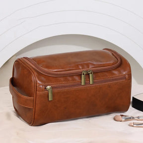 Bolsa Organizadora Necessaire em Couro Genuino - CouroBag