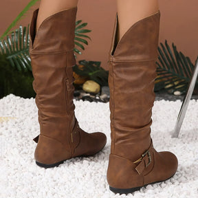 Bota Feminina de Couro Fiore