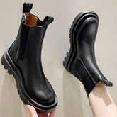 Bota Feminina de Couro Coturno Maggie