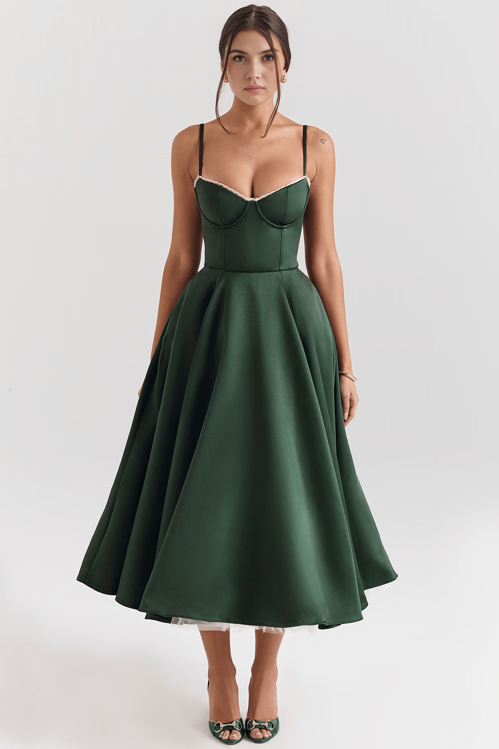 Vestido Midi Cloe Dupla Camada - Kabani