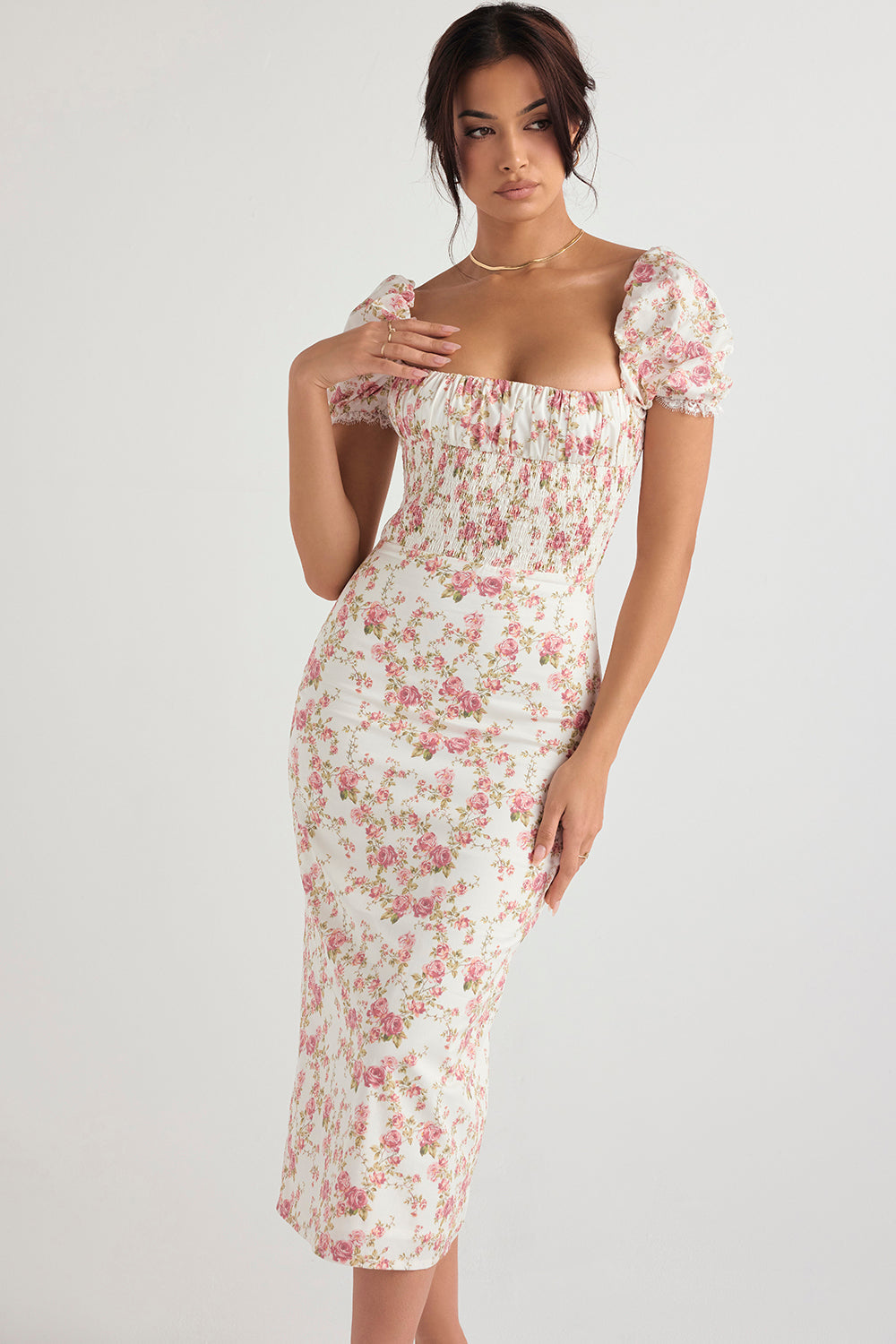 Vestido Midi Flor