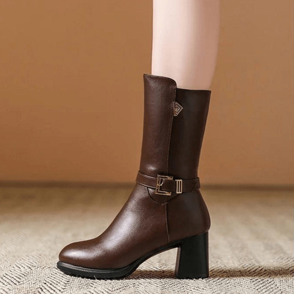 bota-feminina-de-couro-aveludada-alexa-2279988 - Kabani