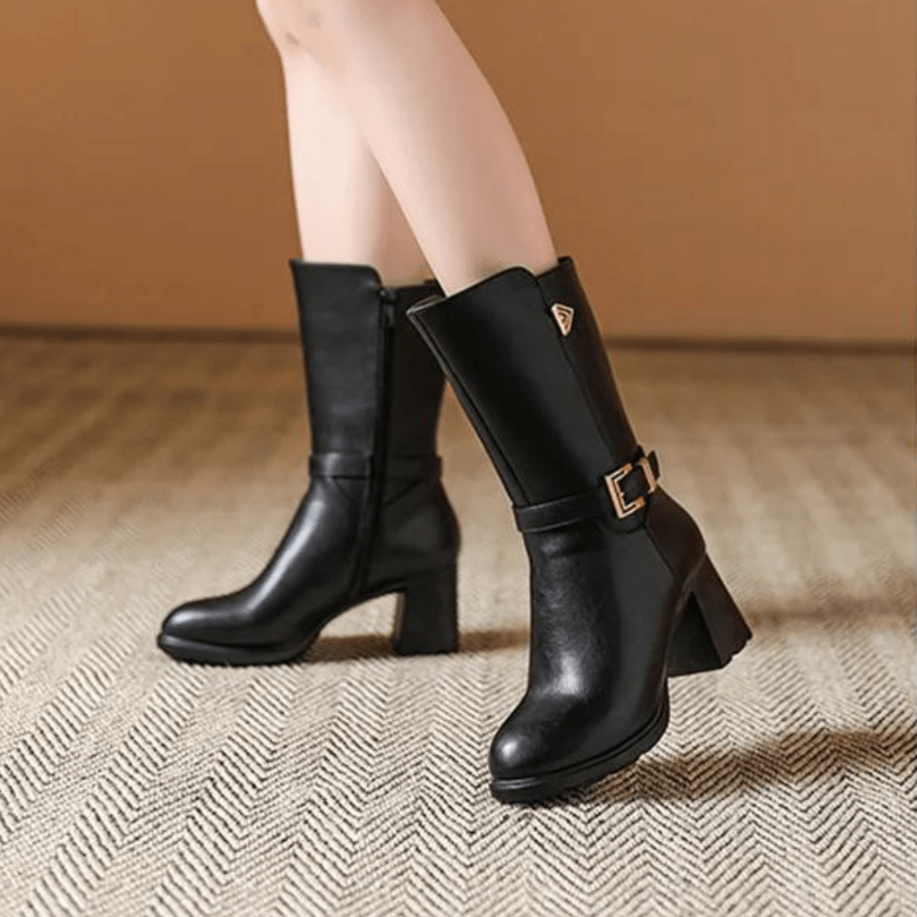 bota-feminina-de-couro-aveludada-alexa-8399542 - Kabani