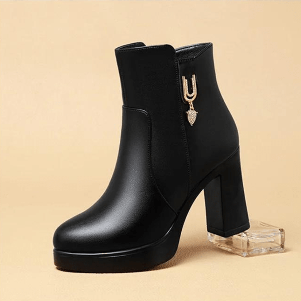 bota-feminina-de-couro-aveludada-luxo-8490500 - Kabani