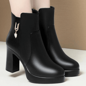 bota-feminina-de-couro-aveludada-luxo-9240206 - Kabani