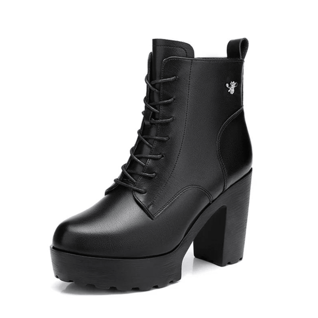 bota-feminina-de-couro-aveludada-mary-3028750 - Kabani