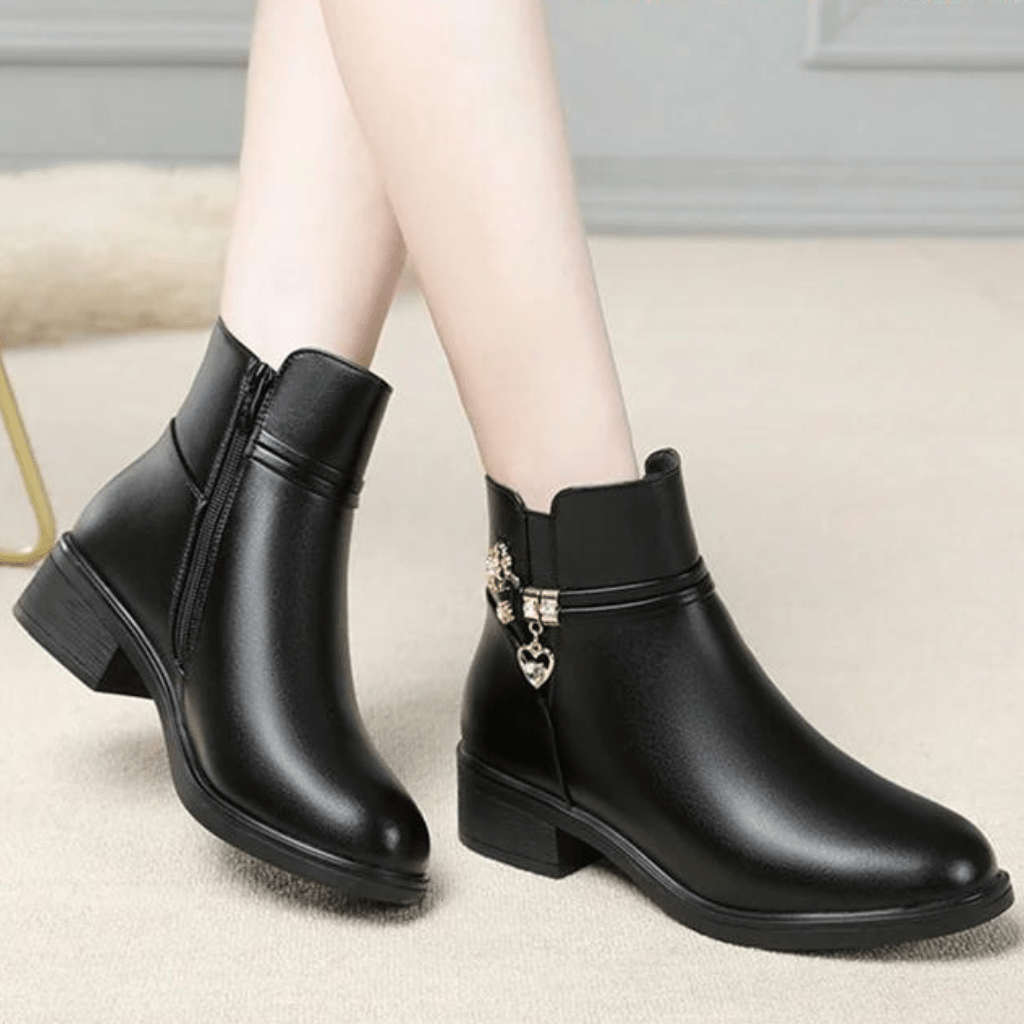 bota-feminina-de-couro-aveludada-stelle-1855278 - Kabani