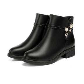 bota-feminina-de-couro-aveludada-stelle-2558134 - Kabani
