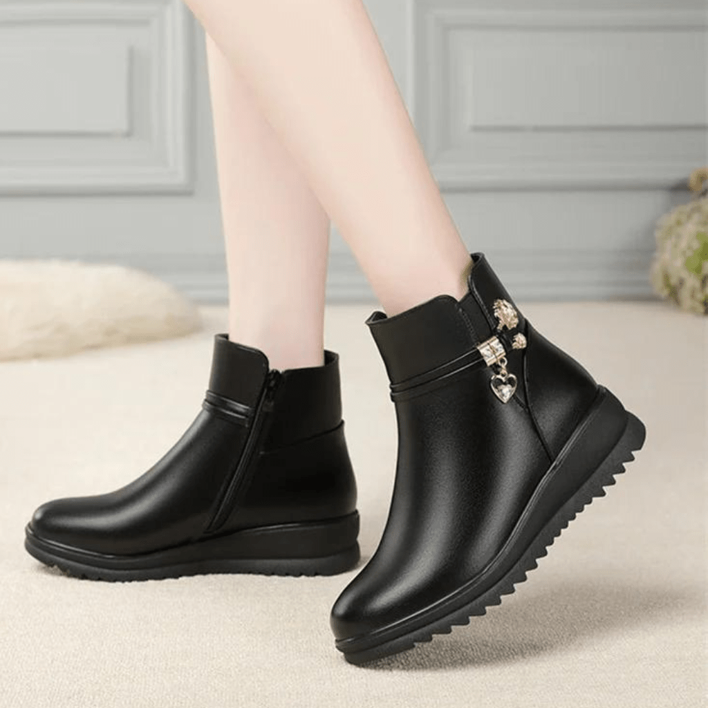 bota-feminina-de-couro-aveludada-stelle-8021254 - Kabani