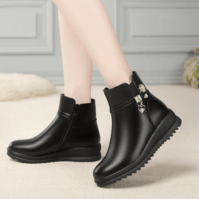 bota-feminina-de-couro-aveludada-stelle-8021254 - Kabani