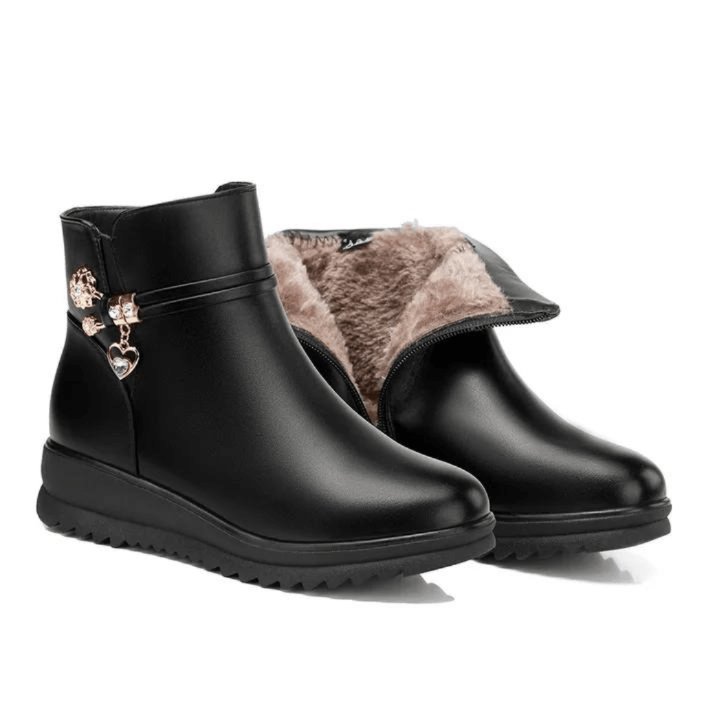 bota-feminina-de-couro-aveludada-stelle-9765843 - Kabani