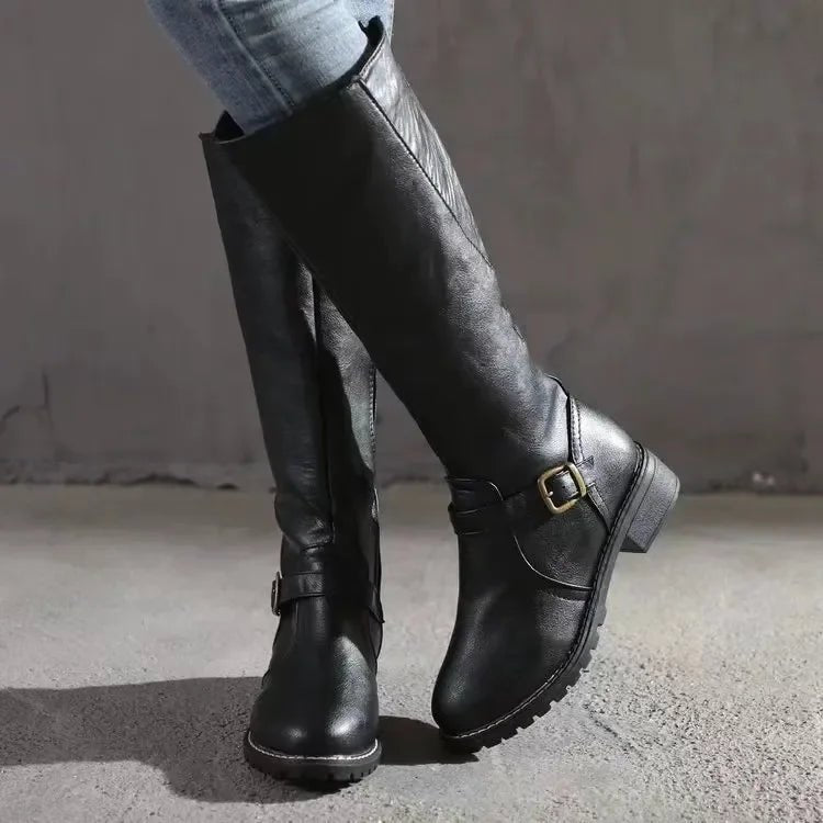 bota-feminina-de-couro-cano-alto-classica-1820930 - Kabani