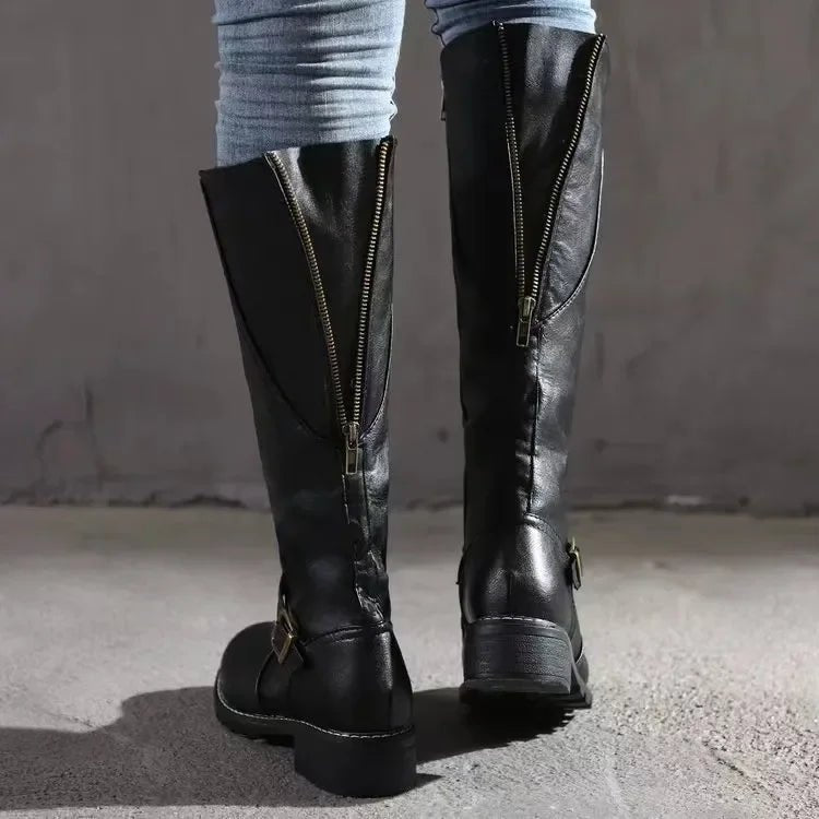 bota-feminina-de-couro-cano-alto-classica-1825520 - Kabani