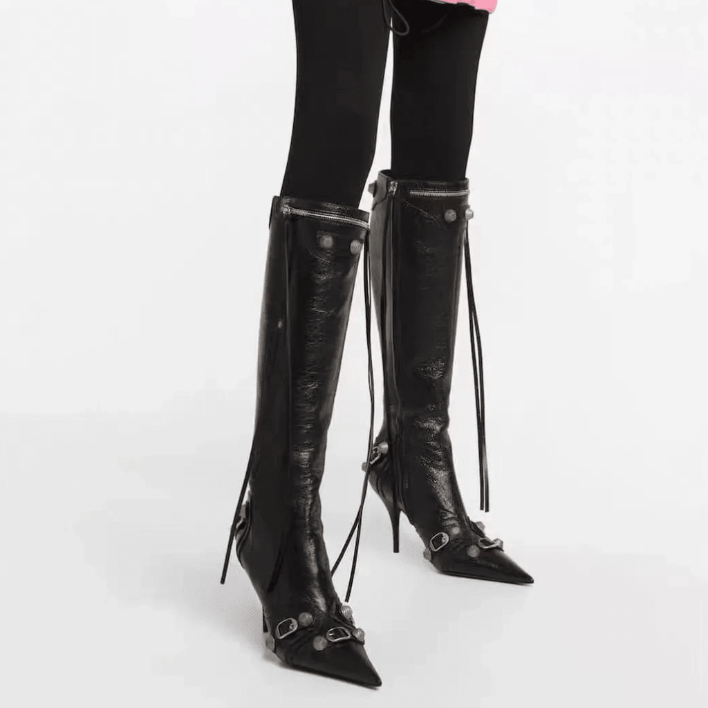 Bota Feminina de Couro Cano Longo Everly - Kabani