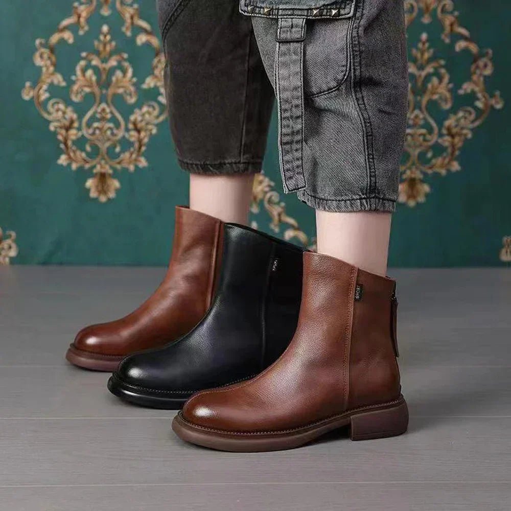 bota-feminina-de-couro-casual-classy-3245239 - Kabani