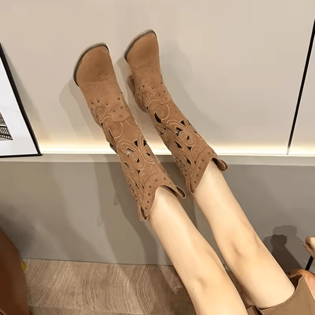 bota-feminina-texana-de-couro-vintage-3977585 - Kabani